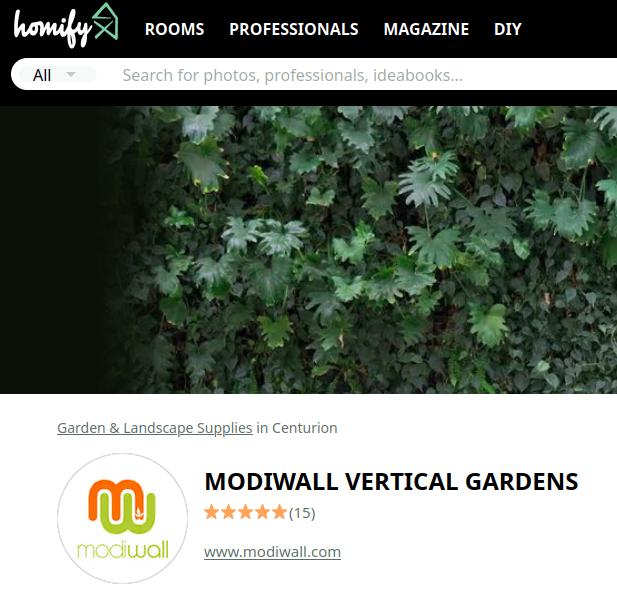 Modiwall vertical gardens feature